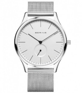 Reloj Hombre Bering en acero inoxidable con correa de esterilla.