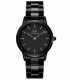 Reloj Mujer Daniel Wellingtonvde 32 mm. en cerámica color negro con correa de eslabones.