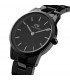 Reloj Mujer Daniel Wellingtonvde 32 mm. en cerámica color negro con correa de eslabones.