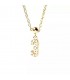 Charm número 3 de plata de ley 925 con circonitas 9169CLSPPP007