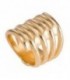Anillo talla 16 (17,8 mm. de diámetro interior) con baño de oro 9035SOSHUN002.