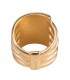 Anillo talla 16 (17,8 mm. de diámetro interior) con baño de oro 9035SOSHUN002.