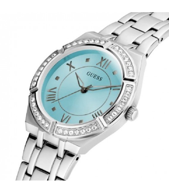 Reloj analógico de acero inox. con circonitas 9005RESAGS033 para Mujer.