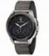Reloj Hombre Maserati multifunción de acero inox. acabado pulido con correa de esterilla color negro 9017RECAMS015.