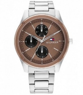 Reloj Hombre Tommy Hilfiger multifunción de 43 mm. en acero inox. con correa de eslabones 9169RECATH076.