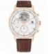 Reloj Hombre Tommy Hilfiger Multifunción de 44 mm. en acero inox. con pulsera de piel genuina.